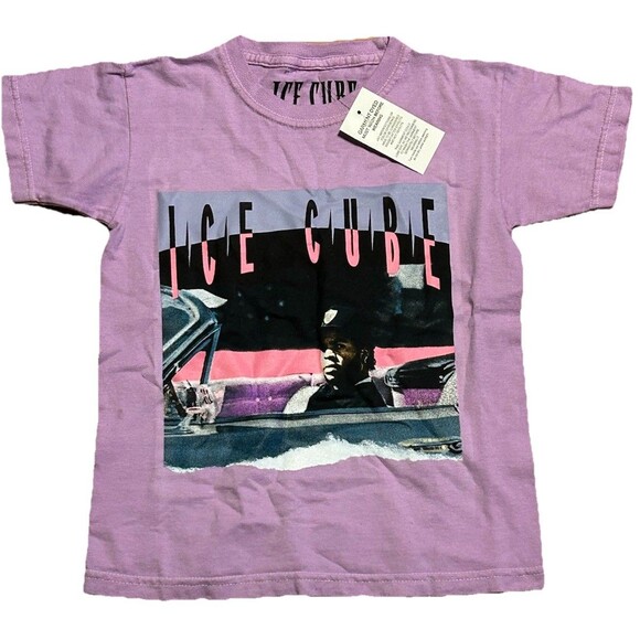 Ice Cube Kids T-Shirt Size 4 Purple Graphic Hip Hop Rap Legend Tee NWT 2024 - Picture 1 of 3